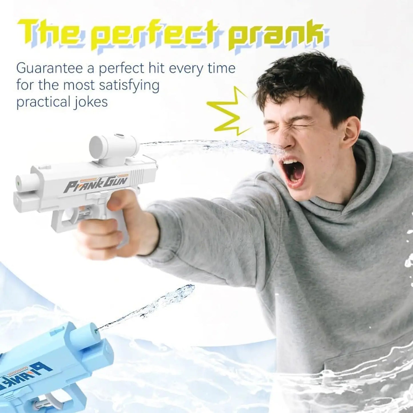 SplashShot Prank Water Gun – Mini Toy Blaster