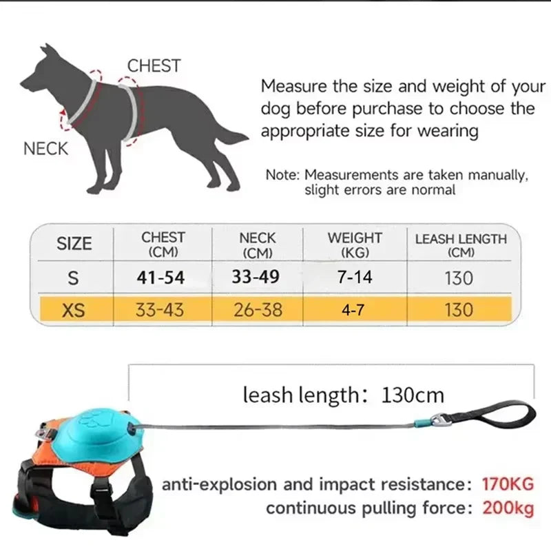 Petify™ | Integrated Retractable Harness with Auto-Lock Technology