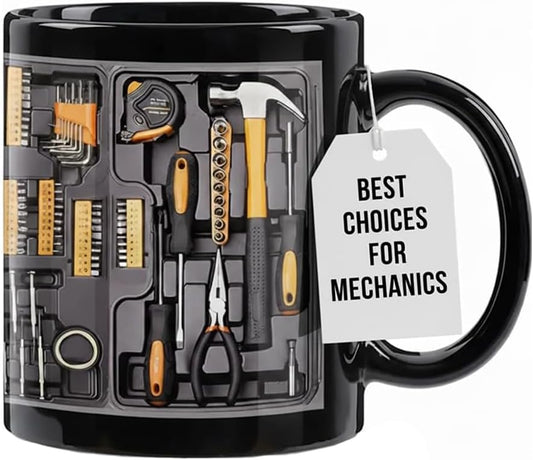 Mechanic Toolbox Set Pattern Funny Coffee Mug