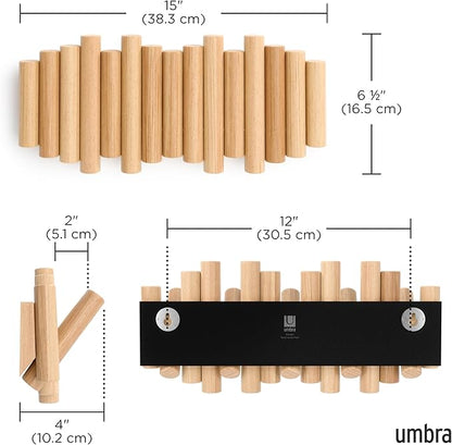 Umbra Picket Rail Hook Wall Coat Rack
