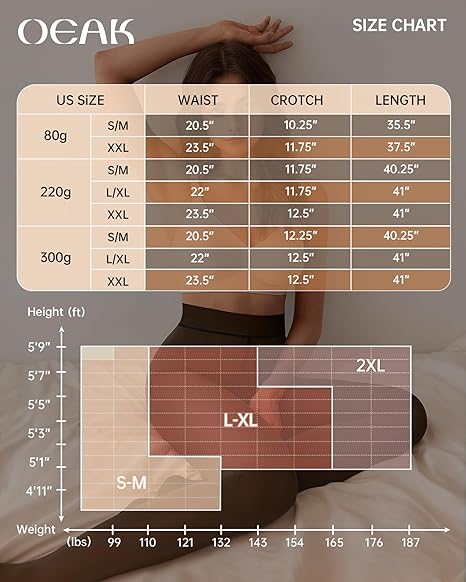Thermal Fleece-Lined Tights: Fake Sheer Look Leggings (2-Pack)