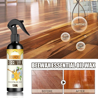 Beeswax Wood Polish Spray – Furniture & Floor Care (2 Pack)