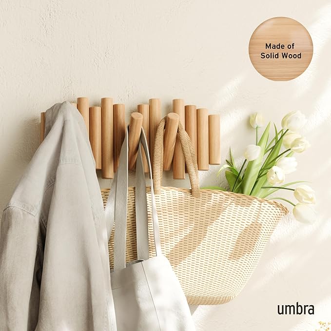 Umbra Picket Rail Hook Wall Coat Rack