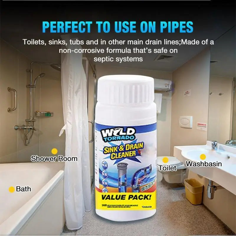 Powerful Sink and Drain Cleaner Powder
