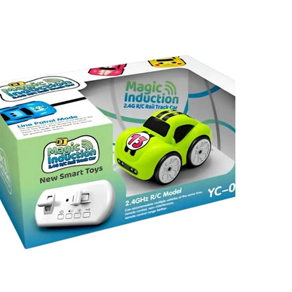 Magic Induction RC Car for Kids – Smart Line Following Toy with LED & Music